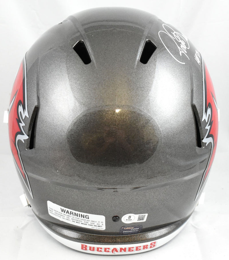 Ronde Barber Autographed Tampa Bay Buccaneers Full Size Speed Helmet