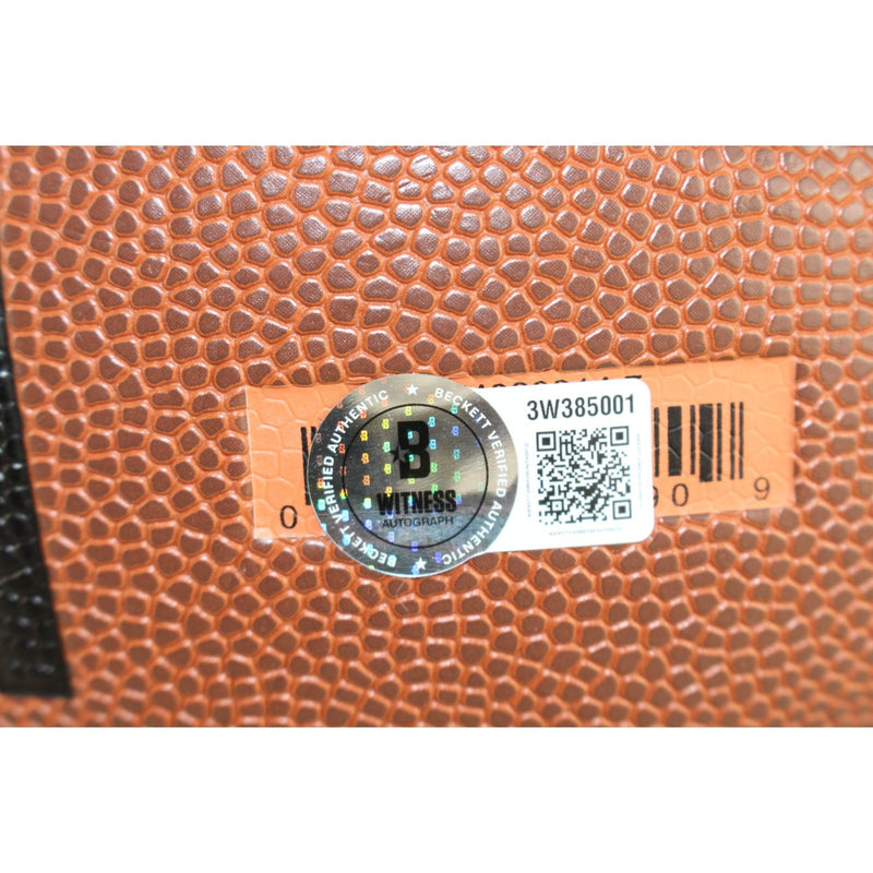 Magic Johnson Signed Los Angeles Lakers Wilson Logo Basketball Beckett BAS