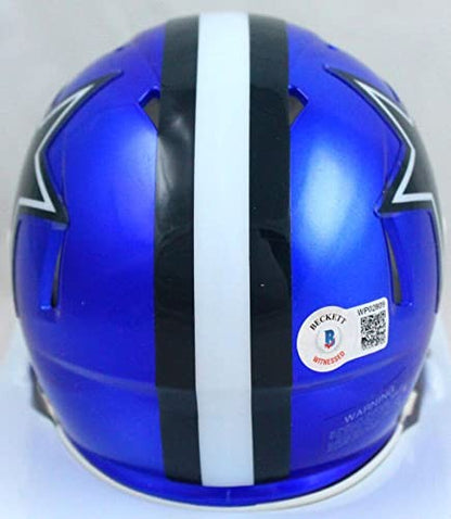 Ezekiel Elliott Autographed Dallas Cowboys Flash Speed Mini Helmet