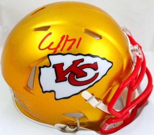 Clyde Edwards-Helaire Signed Kansas City Chiefs Flash Mini Helmet