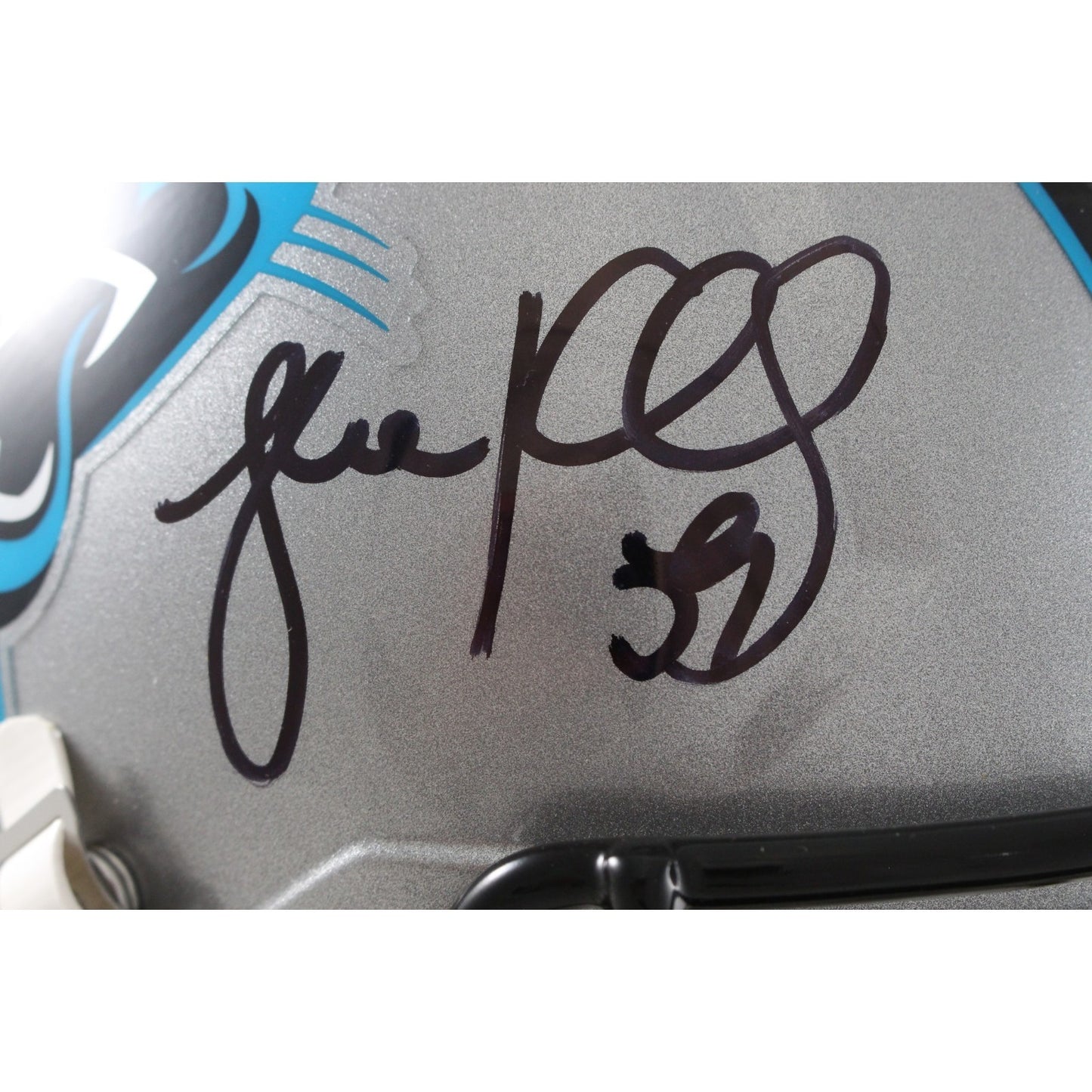 Luke Kuechly Signed Carolina Panthers Full Size Helmet