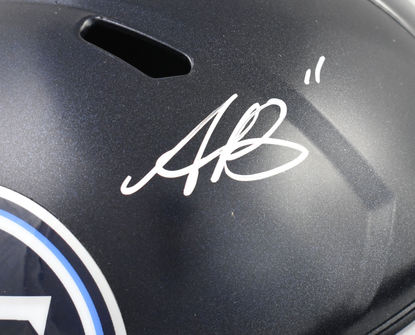A.J. Brown Autographed Tennessee Titans Full Size Speed Helmet