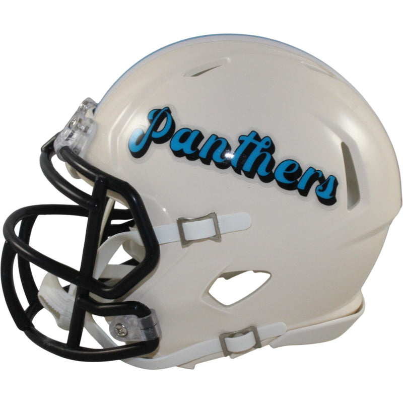 Luke Kuechly Autographed Carolina Panthers Retro Mini Helmet