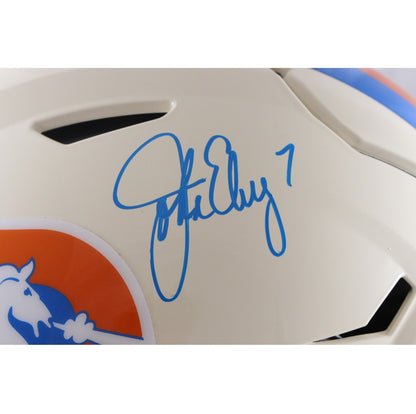 John Elway Signed Authentic SpeedFlex Retro Helmet - Denver Broncos