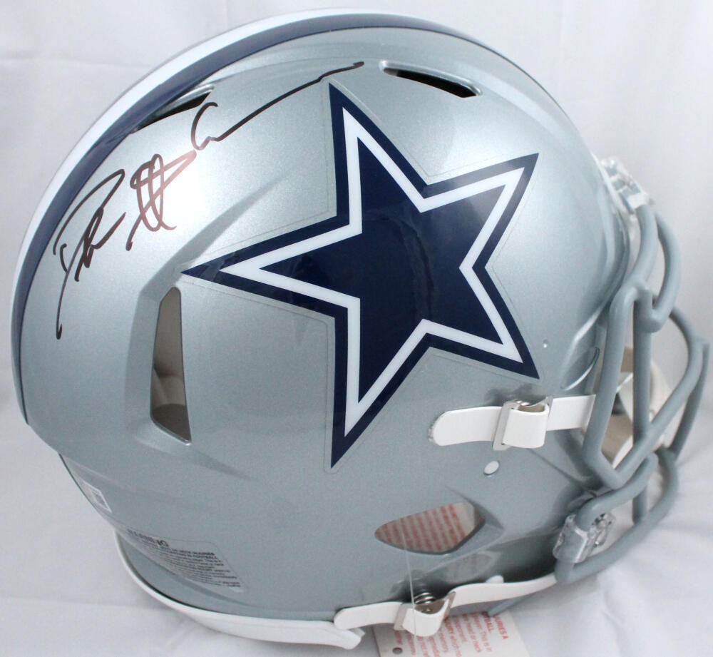 Deion Sanders Signed Dallas Cowboys Full Size Speed Authentic Helmet - Black