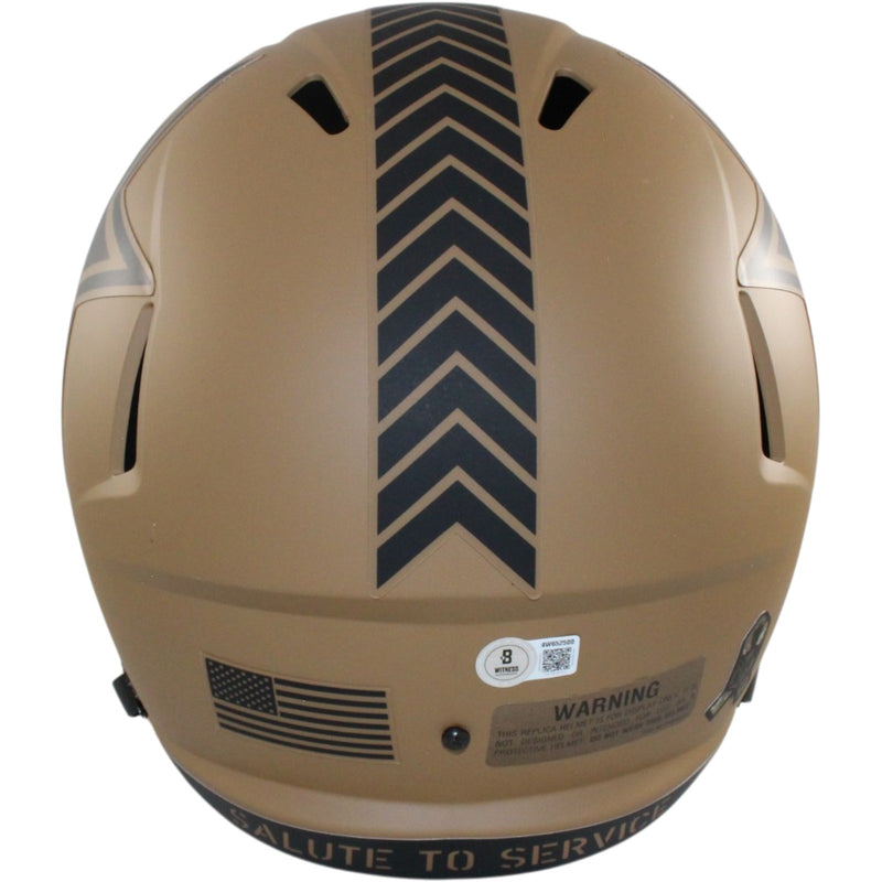 Demarcus Ware Dallas Cowboys Autographed 2023 Salute to Service Full Size Helmet
