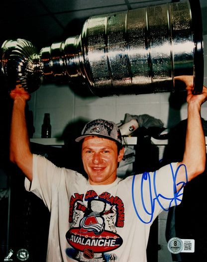 Claude Lemieux Signed Colorado Avalanche 8x10 Photo