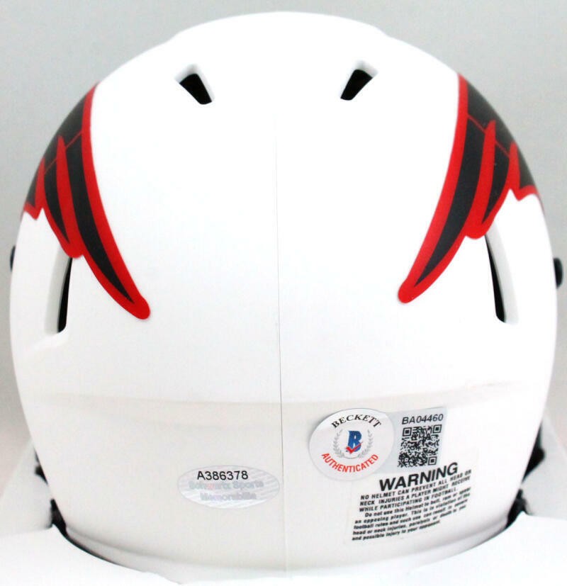 Corey Dillon Autographed New England Patriots Lunar Mini Helmet