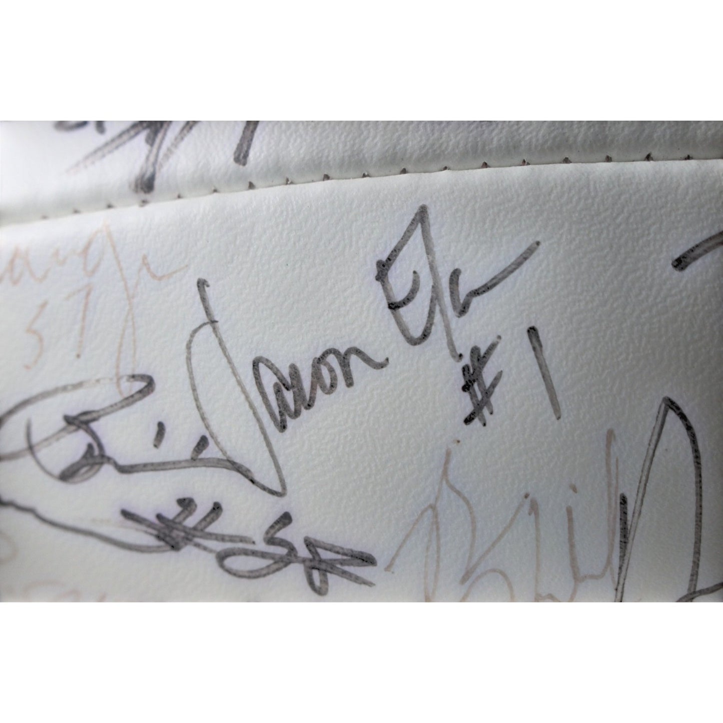 John Elway, Shannon Sharpe & Mike Shanahan Multi-Signed 1995 Broncos Football