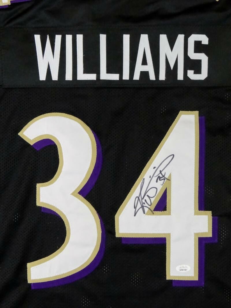 Ricky Williams Autographed Black Custom Jersey