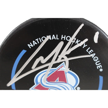 Cale Makar Autographed Colorado Avalanche Game Puck (Fanatics Authentic)