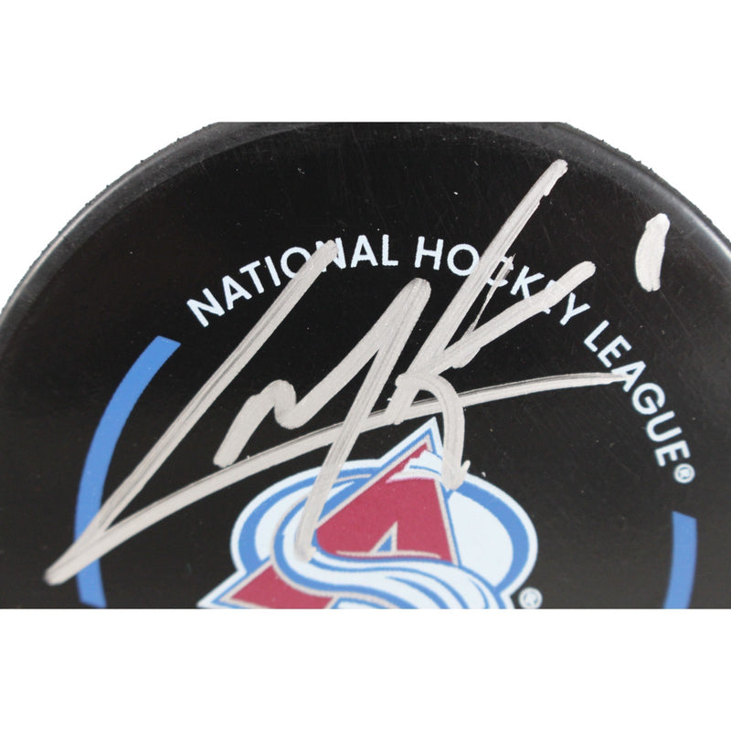 Cale Makar Autographed Colorado Avalanche Game Puck (Fanatics Authentic)