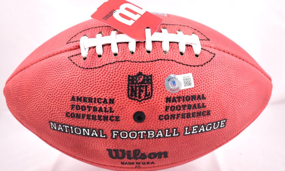 JJ, TJ & Derek Watt Signed Wilson Duke Authentic NFL Football