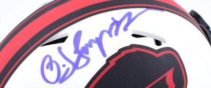 O.J. Simpson Signed Buffalo Bills Lunar Speed Mini Helmet