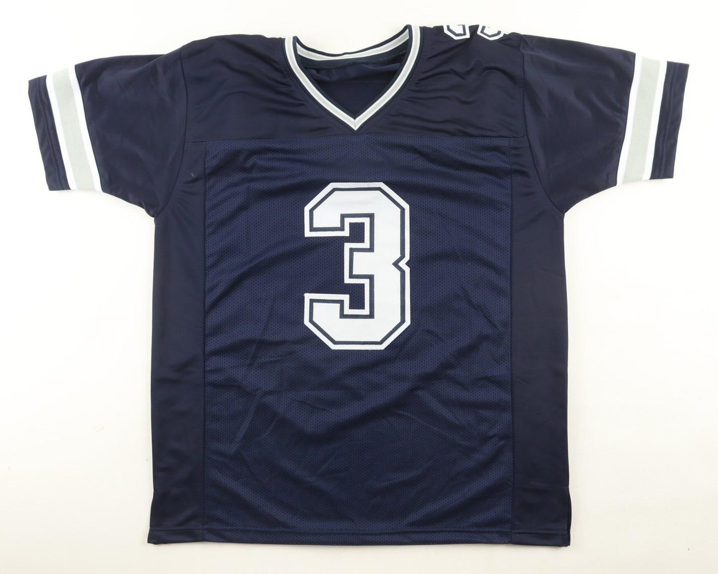 George Pickens Signed Dallas Cowboys Blue Custom Jersey