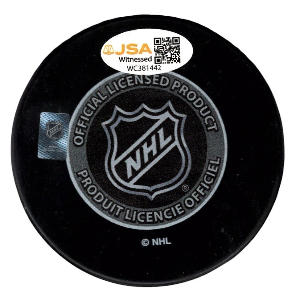 Mike Modano Autographed Dallas Stars 1999 Stanley Cup Hockey Puck JSA