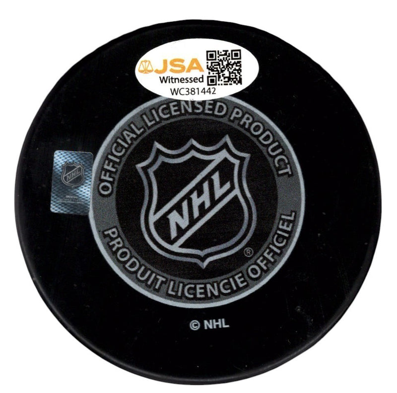 Mike Modano Autographed Dallas Stars 1999 Stanley Cup Hockey Puck JSA