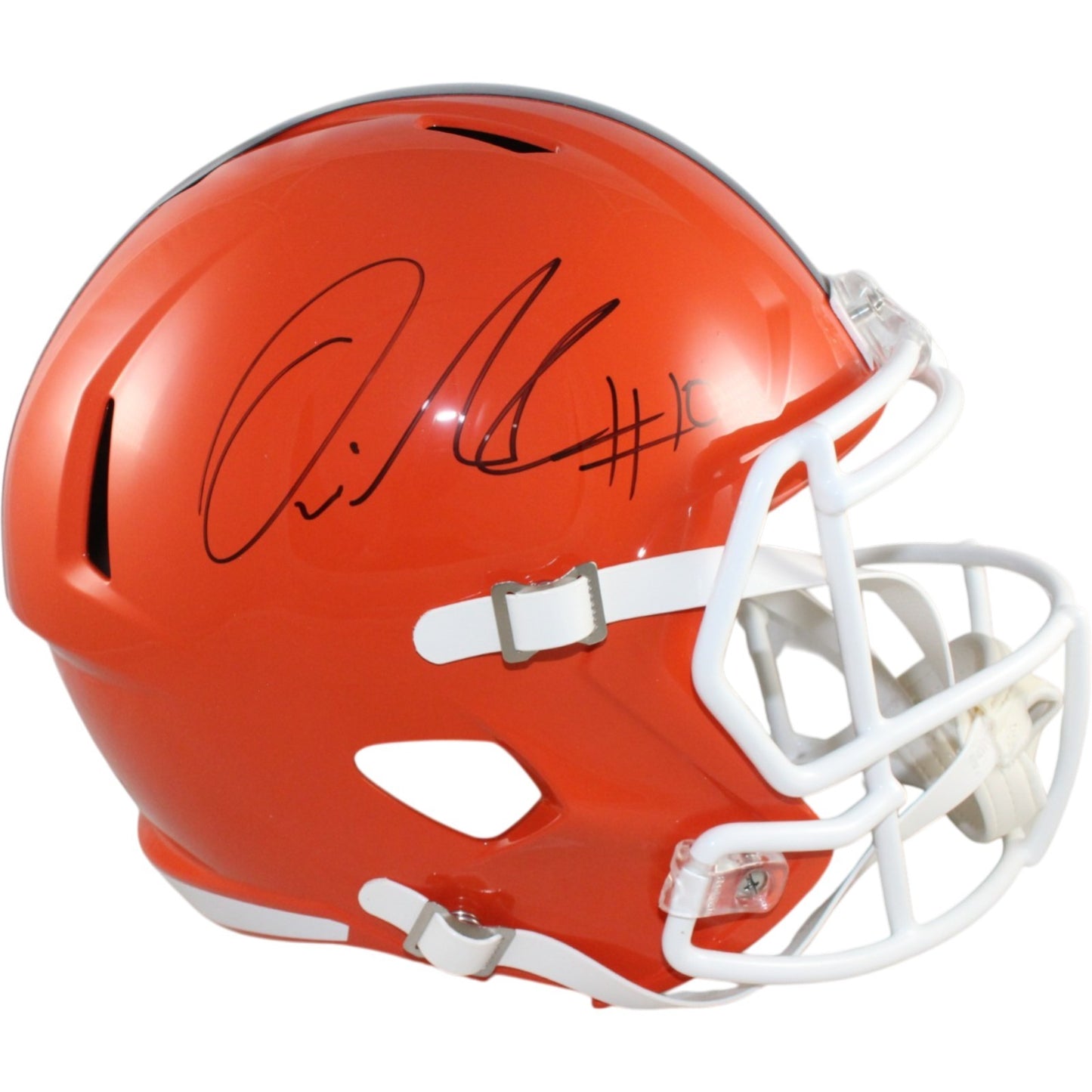 Quinshon Judkins Cleveland Browns Signed Full Size Replica Helmet