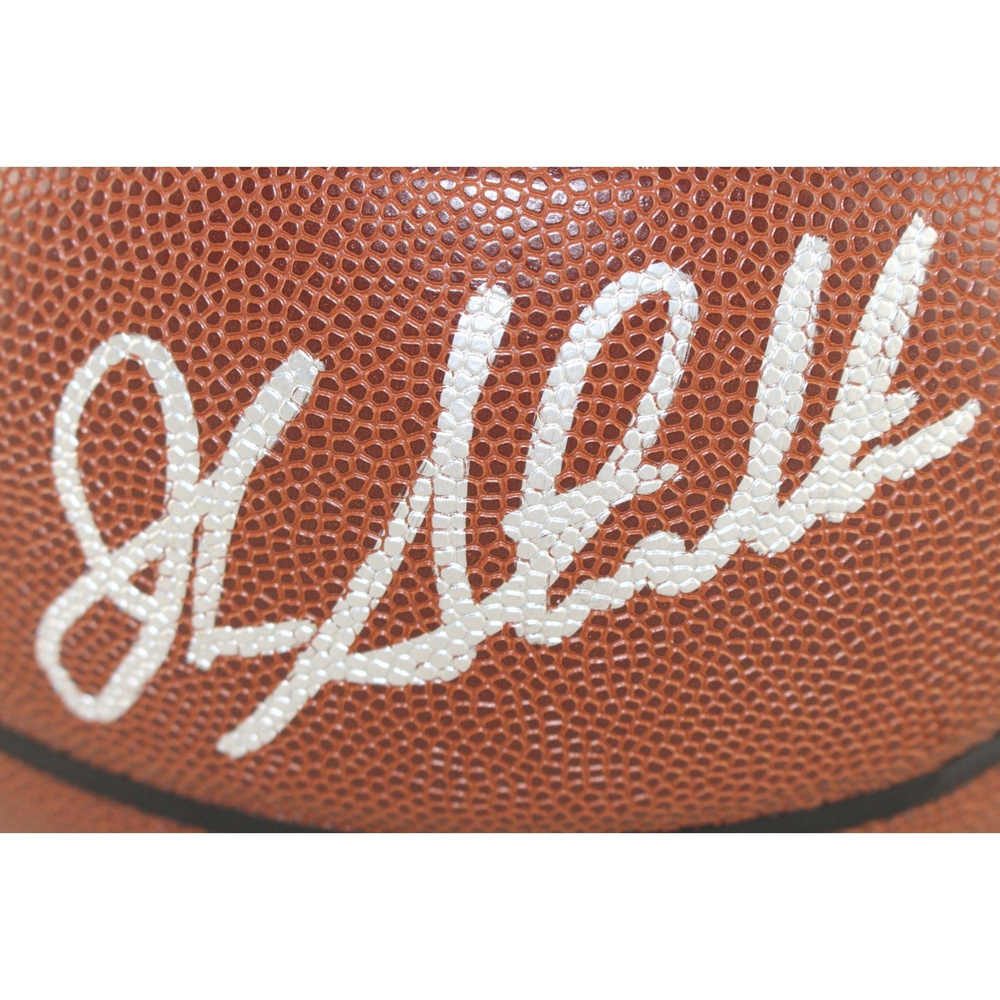 John Stockton Signed Utah Jazz Wilson Logo Basketball