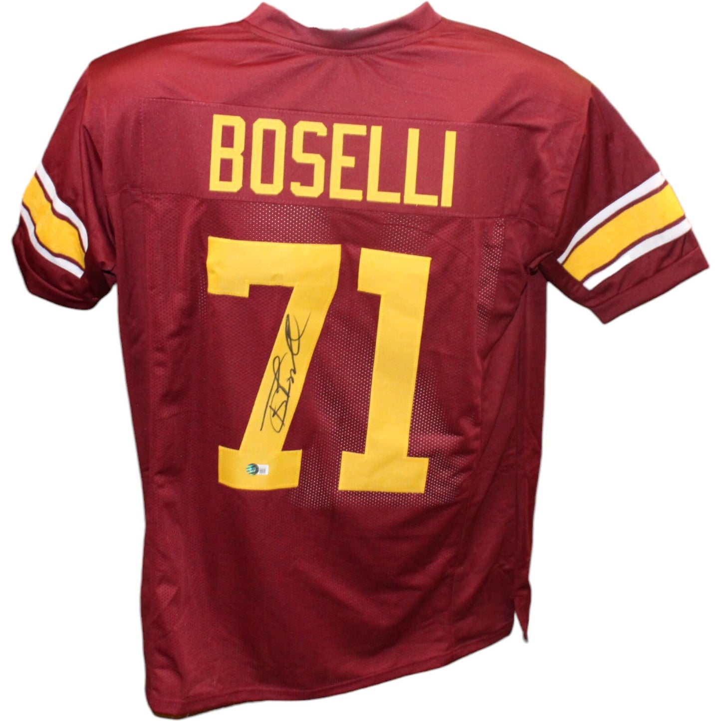 Tony Boselli Signed USC Trojans College Style Custom Football Jersey Beckett