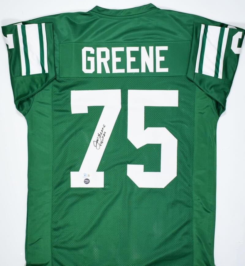 Joe Greene Autographed North Texas Mean Green Custom Jersey - CHOF