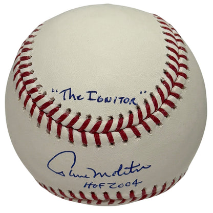 Paul Molitor Signed ROMLB Baseball with 3 Stat Inscriptions (JSA)