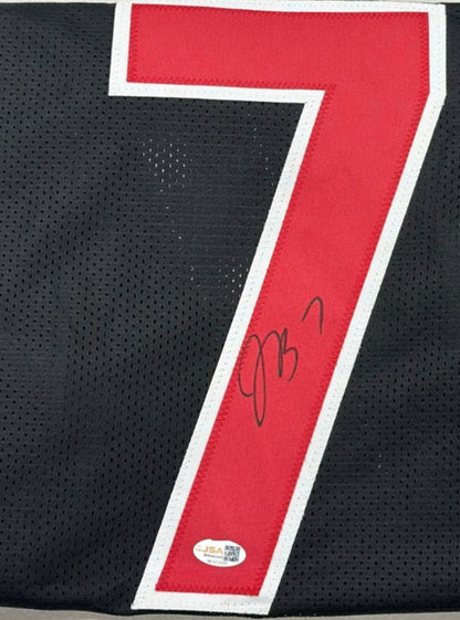 Jacoby Brissett Autographed Arizona Cardinals Custom Black Jersey