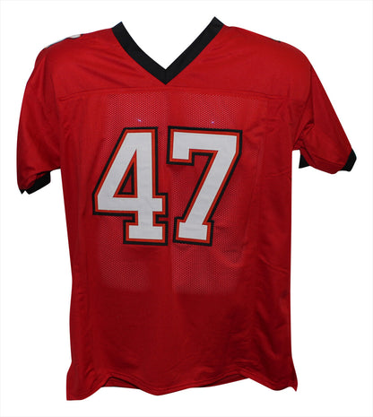 John Lynch Autographed Tampa Bay Buccaneers Custom Red Jersey (BAS)