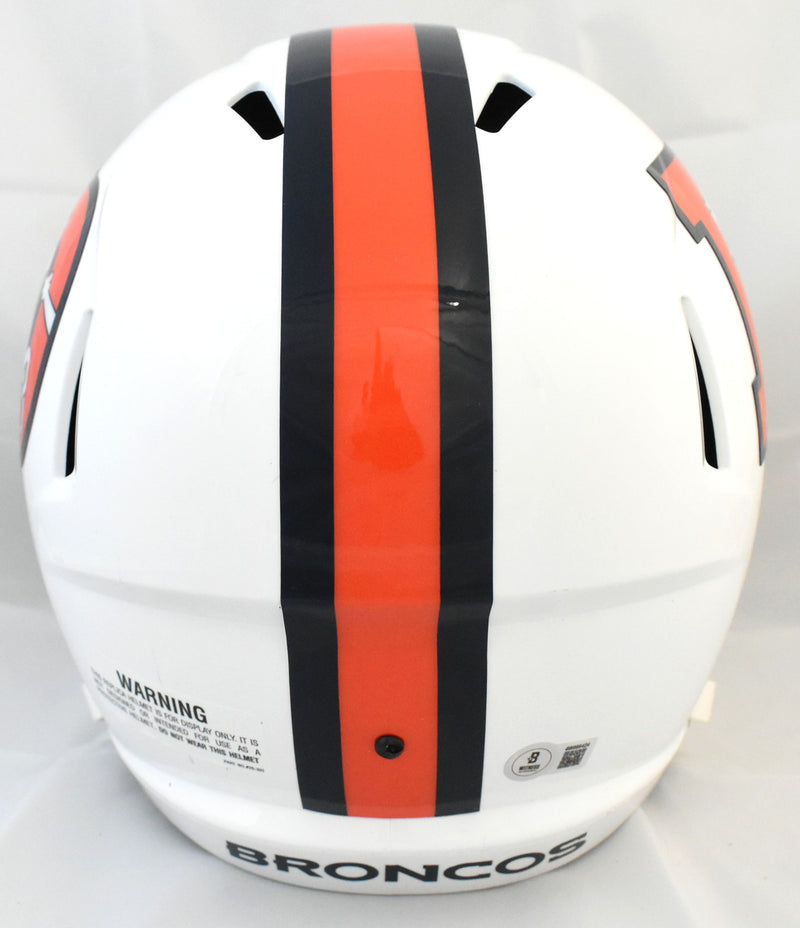 Von Miller Signed Denver Broncos Full Size Alternate Speed Helmet