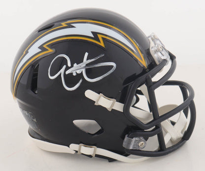 Eric Metcalf Autographed Los Angeles Chargers Mini Helmet