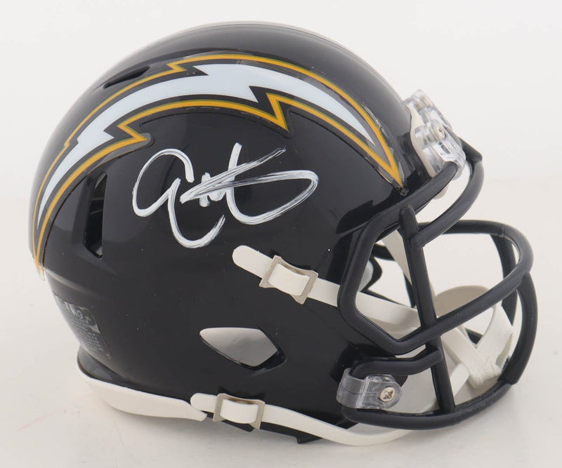 Eric Metcalf Autographed Los Angeles Chargers Mini Helmet