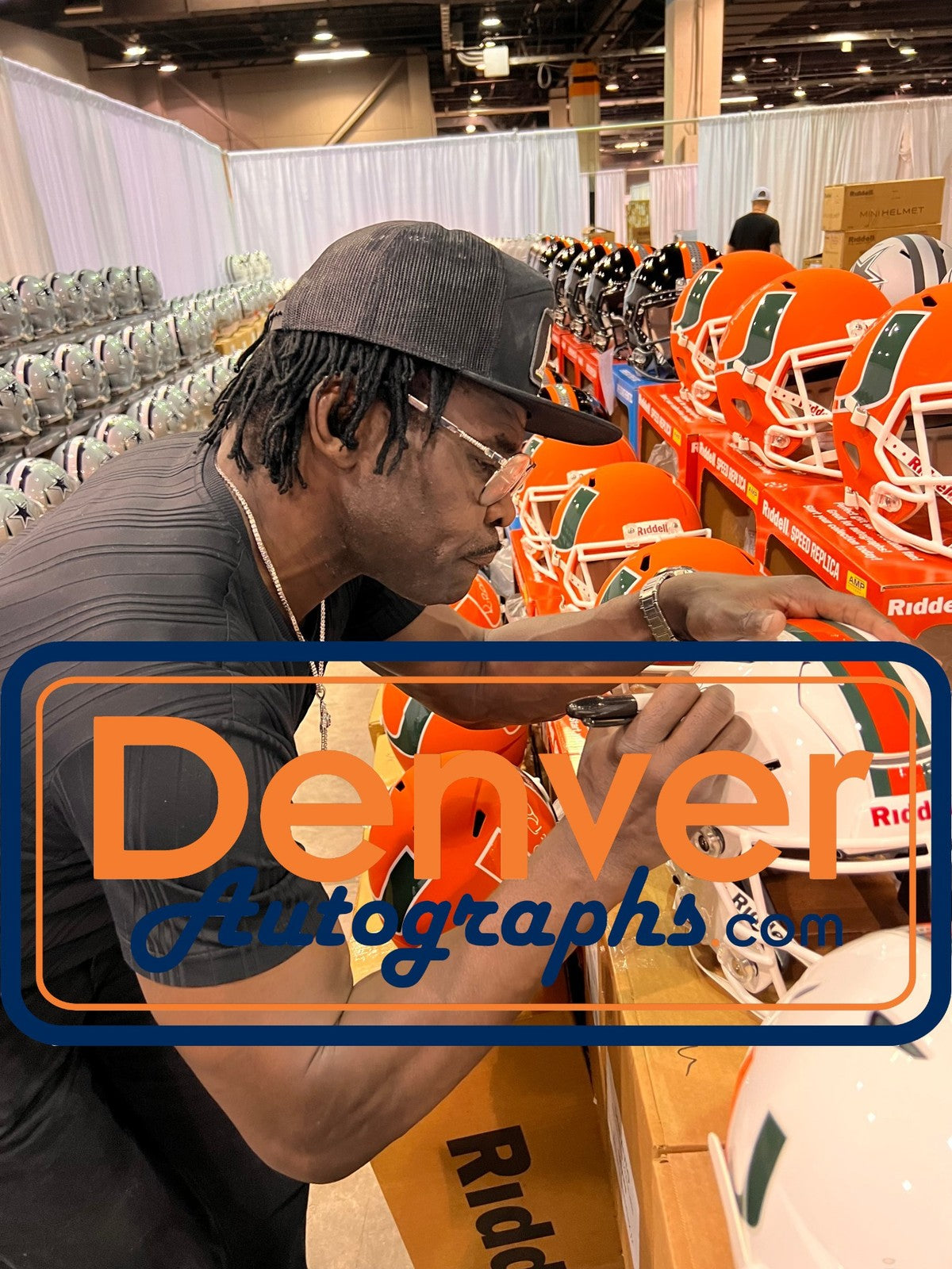 Michael Irvin Autographed Miami Hurricanes SpeedFlex Helmet