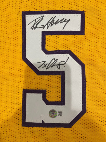 Robert Horry Signed Los Angeles Lakers Custom Jersey (7x Champ) BAS