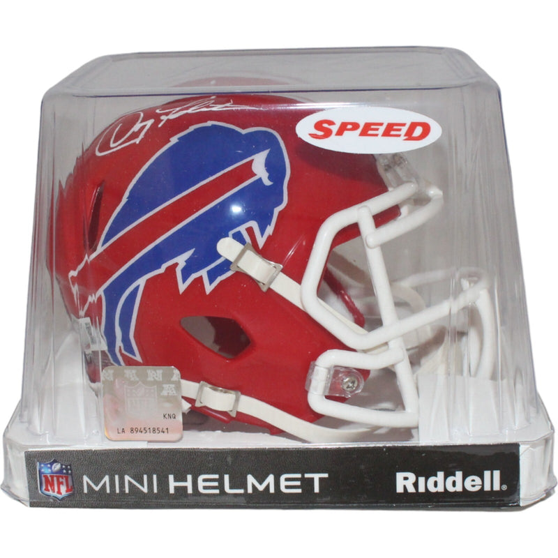 Doug Flutie Autographed Buffalo Bills Throwback Mini Helmet