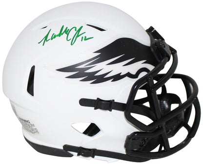 Randall Cunningham Signed Philadelphia Eagles Lunar Mini Helmet (BAS)