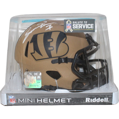 Boomer Esiason Signed Cincinnati Bengals 2023 Salute to Service Mini Helmet