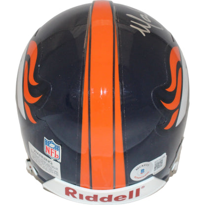 Mark Schlereth Signed Denver Broncos VSR4 Authentic Mini Helmet