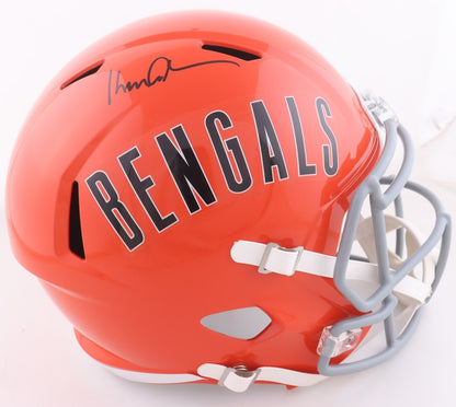 Ken Anderson Signed Cincinnati Bengals Throwback Full Size Replica Helmet