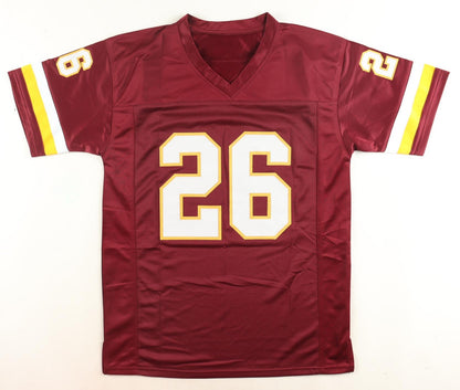 Clinton Portis Autographed Washington Custom Maroon Jersey
