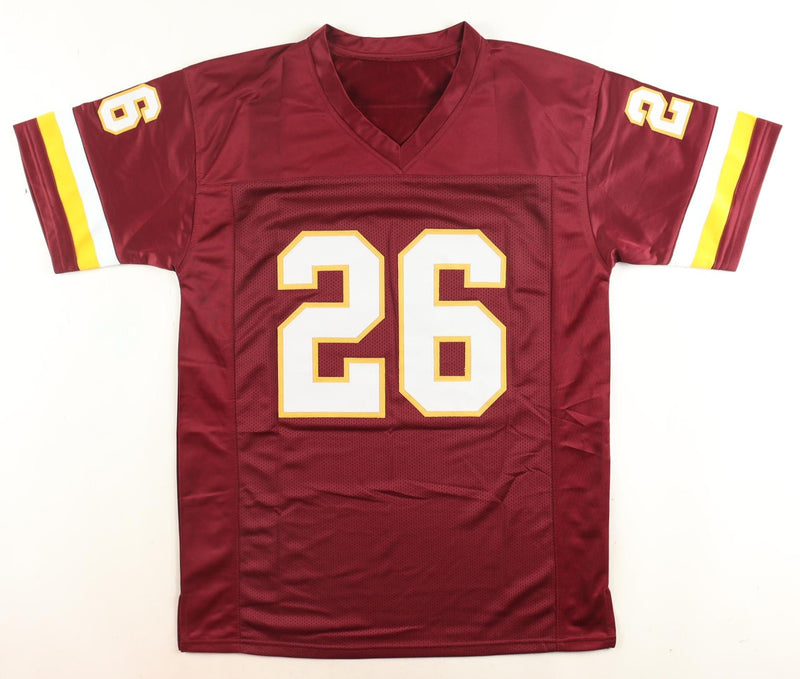 Clinton Portis Autographed Washington Custom Maroon Jersey