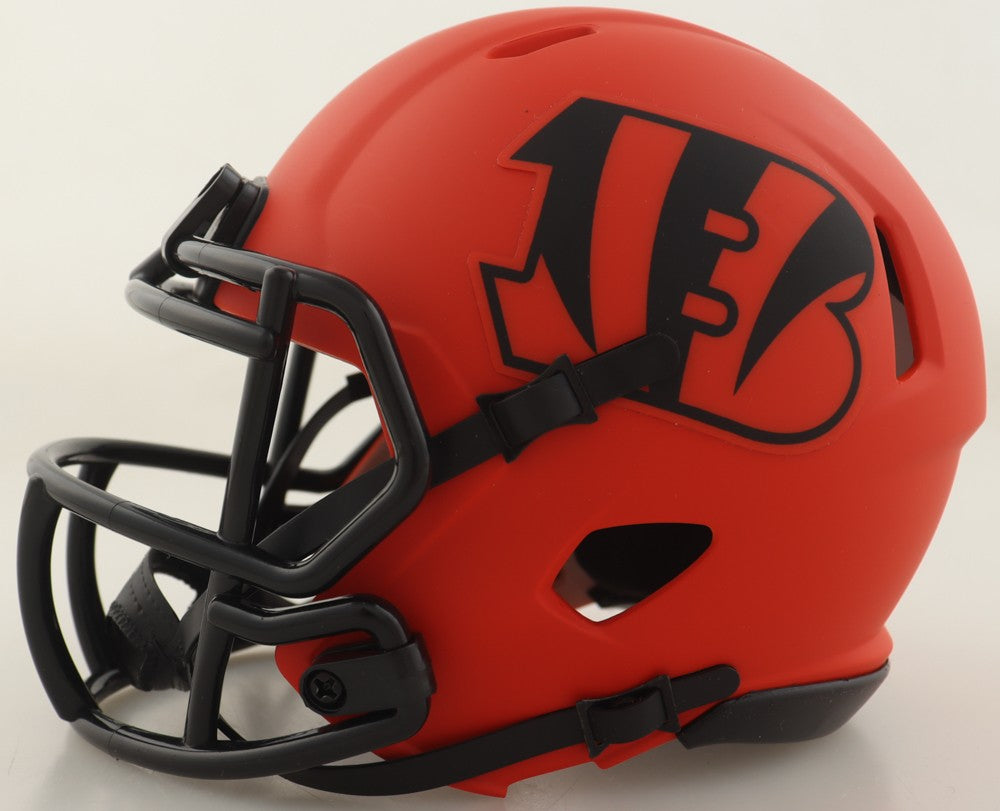 Adam Pac-Man Jones Signed Cincinnati Bengals Rave Mini Helmet