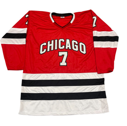 Chris Chelios Signed Chicago Blackhawks Custom Jersey (3 Inscriptions)