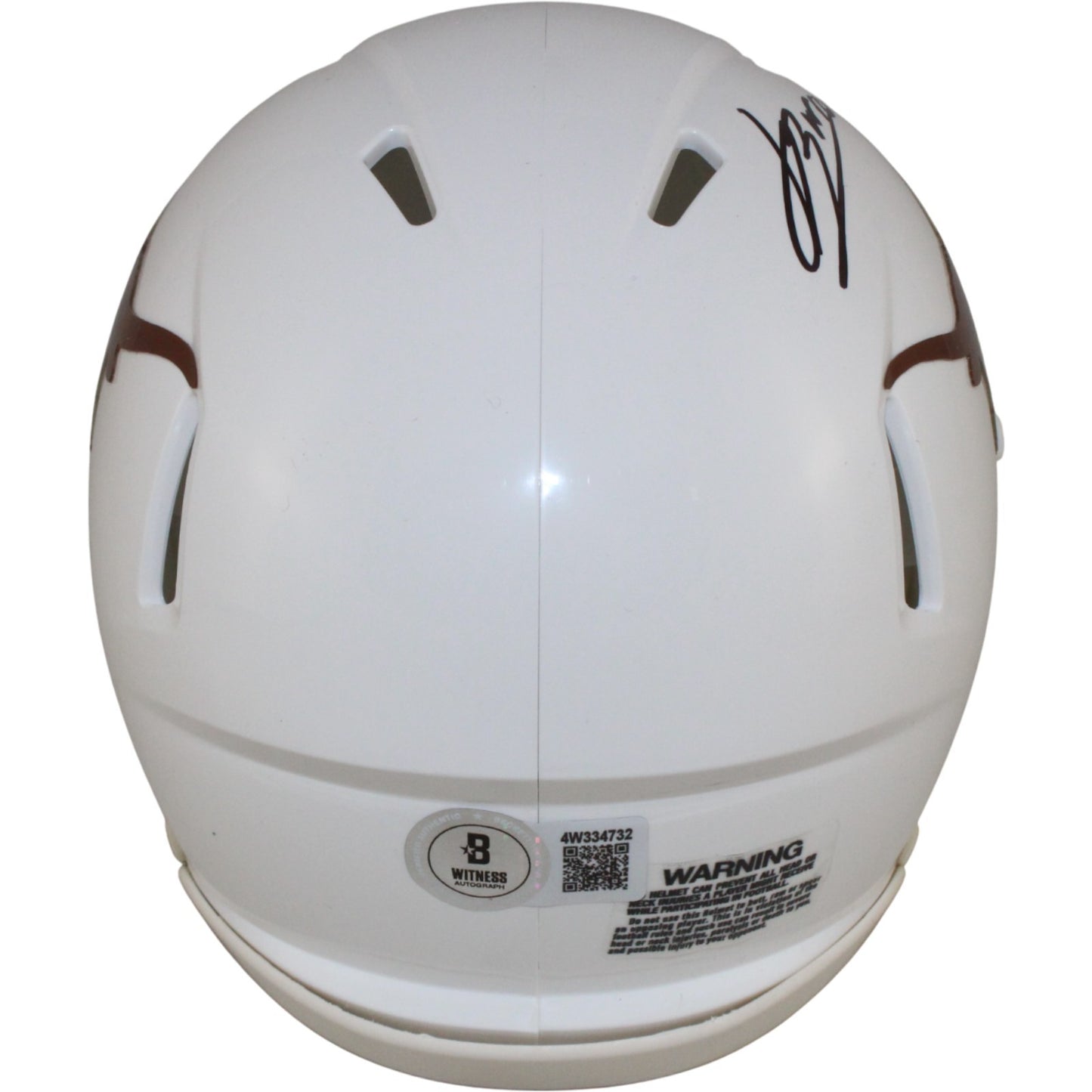 Jahdae Barron Autographed Texas Longhorns Mini Helmet