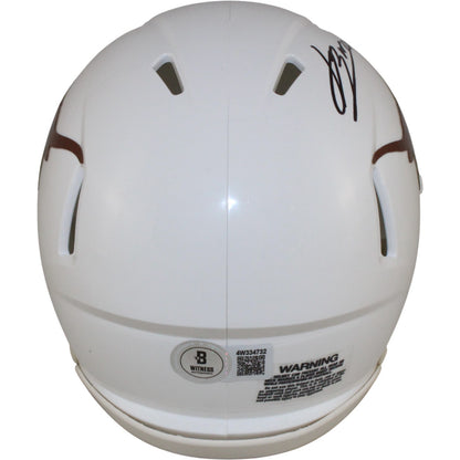 Jahdae Barron Autographed Texas Longhorns Mini Helmet