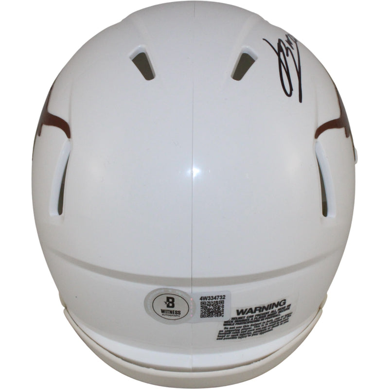 Jahdae Barron Autographed Texas Longhorns Mini Helmet