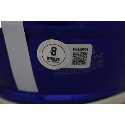 Edgerrin James Signed Indianapolis Colts Flash Alternate Mini Helmet