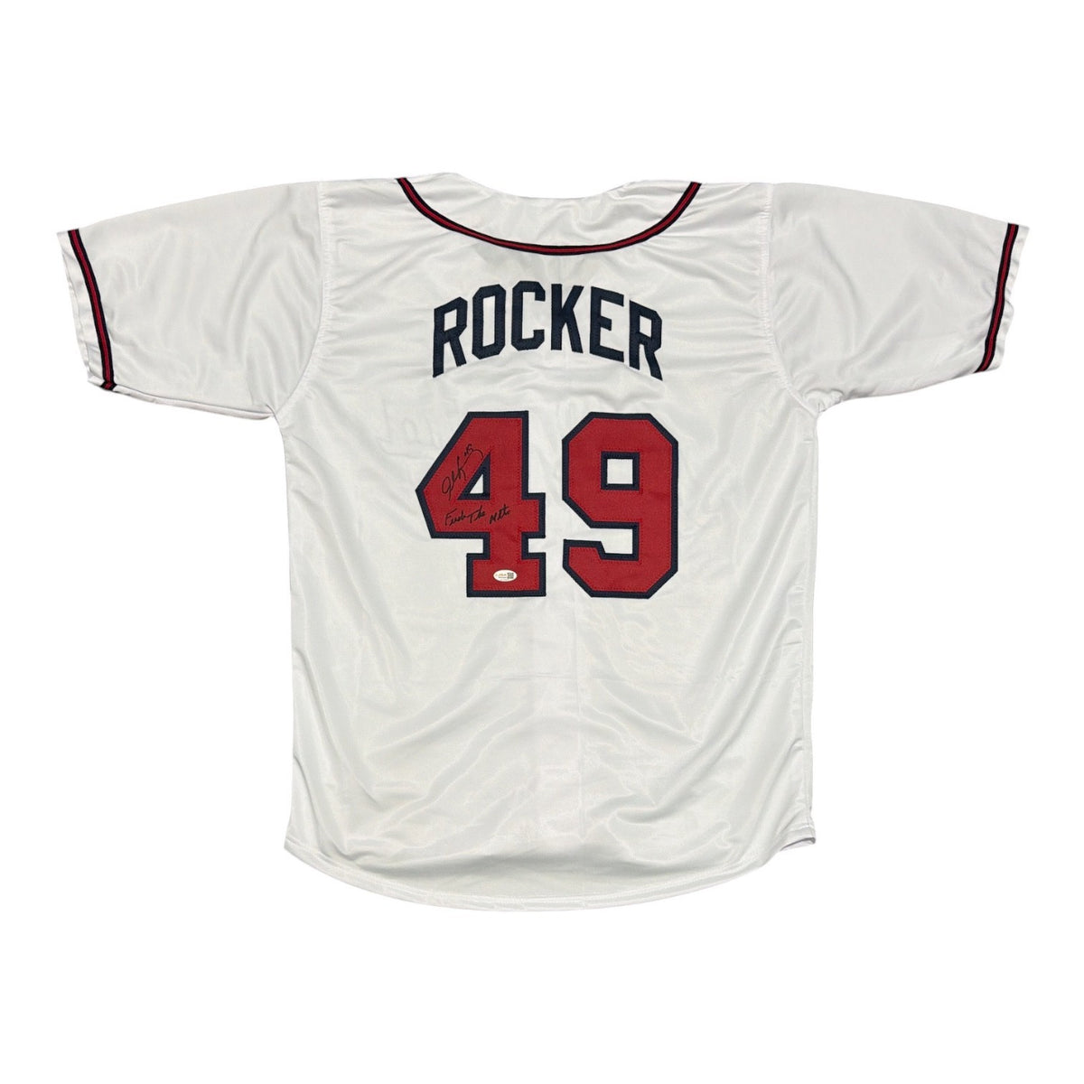 John Rocker Signed Atlanta Braves Jersey "F**K the Mets" Inscription