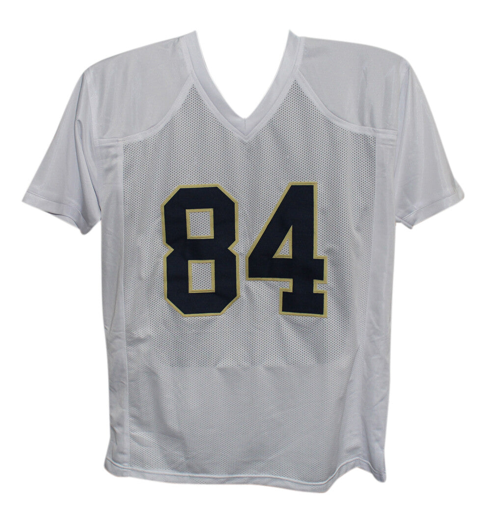 Cole Kmet Signed Notre Dame Style Jersey "Play Like a Champion" Beckett BAS