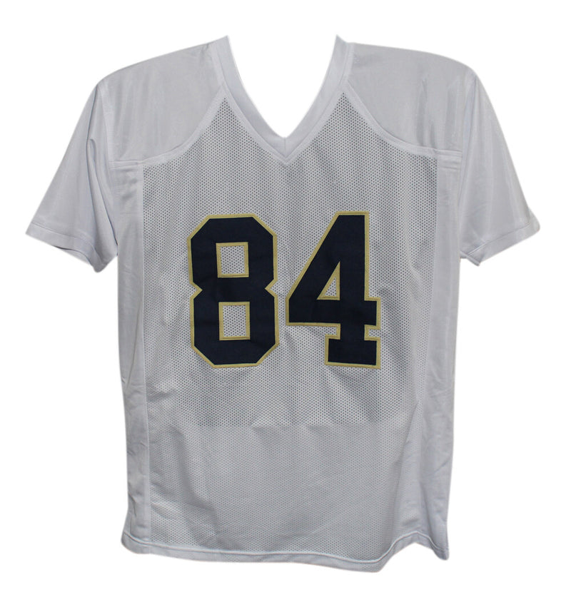 Cole Kmet Signed Notre Dame Style Jersey "Play Like a Champion" Beckett BAS