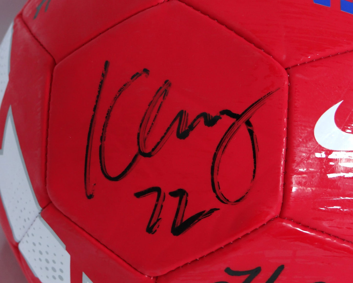 USWNT Multi-Signed Team USA Nike Soccer Ball (9 Signatures)